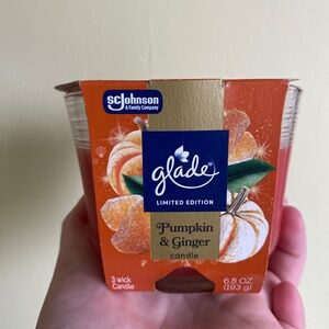 Brand new Glade Candle Pumpkin & Ginger 6.8oz